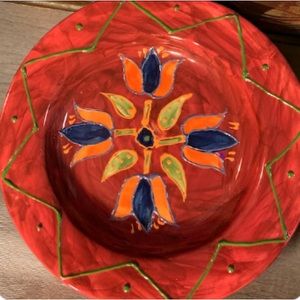 RARE Certified International Susan Winget Plate new